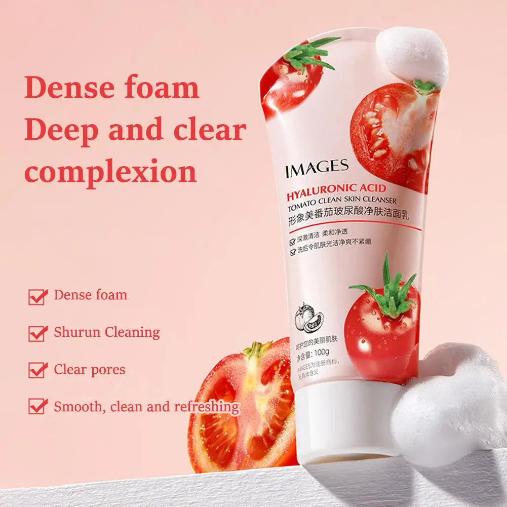 Tomato Hyaluronic Acid Cleaning Skin Facial Cleanser