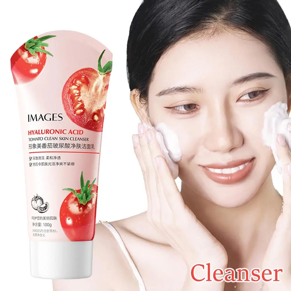 Tomato Hyaluronic Acid Cleaning Skin Facial Cleanser