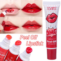 Peel Off Liquid Lipstick Sexy Red Waterproof Long Lasting Lip Gloss