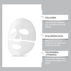 Collagen Absorbable Facial Mask For Moisturizing Dryness Brightening Skin Smoothing  Face Mask