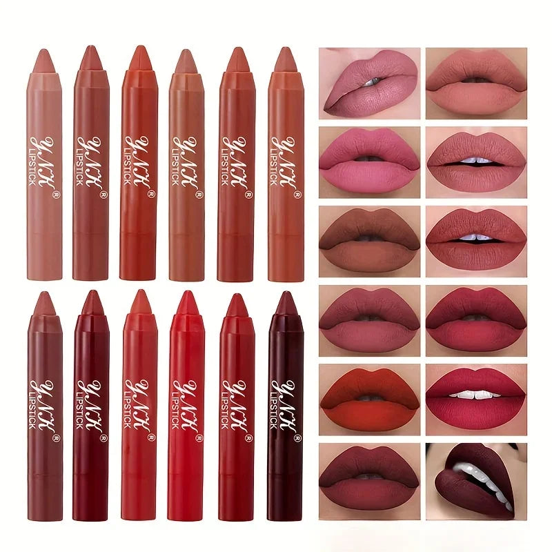 Nude Velvet Matte Lipstick Long Lasting Waterproof