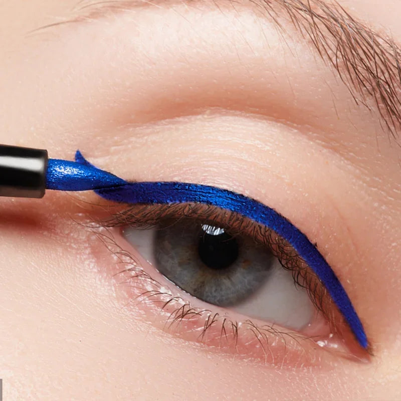 5 Colors Matte Liquid Eyeliner Waterproof Lasting Blue White