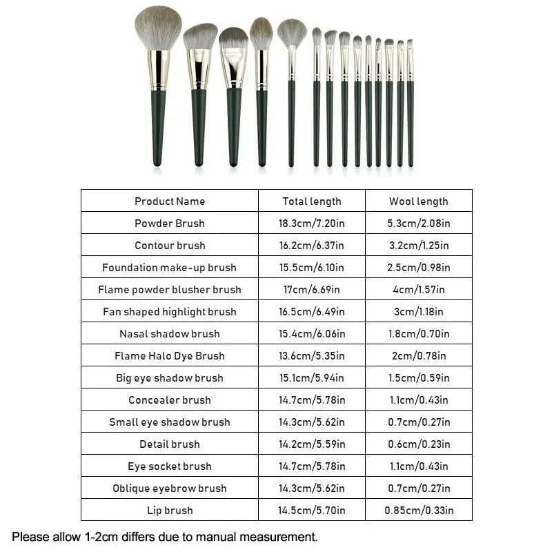 Makeup Brush Set Super soft bristle brush