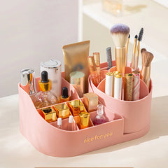 Multi Grid Rotating Cosmetics Storage Box