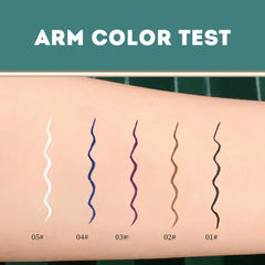 5 Colors Matte Liquid Eyeliner Waterproof Lasting Blue White