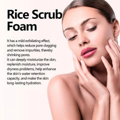 Rice Facial Forming Cleanser Deeply Cleansing Oil Control Blackhead Remover Face Wash